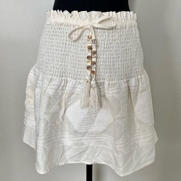 NWT Zara Linen Blend Short Skirt - Picture 1 of 12